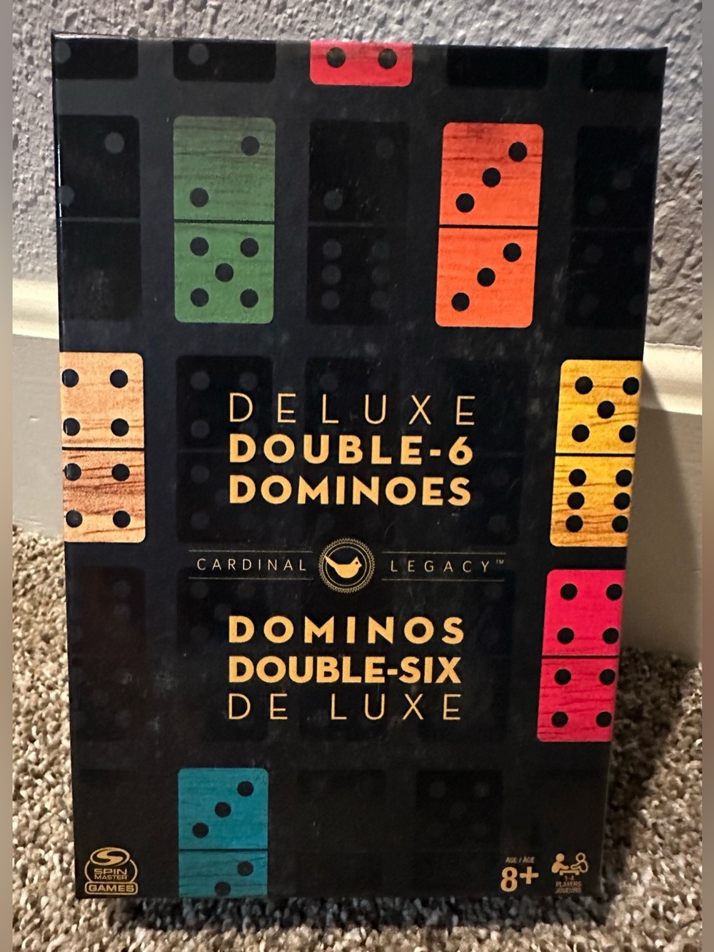 Dominoes In Decorative Storage Box